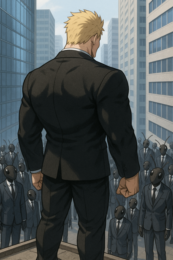 蟻の王最強ランキング3位の六道龍太郎イメージイラスト