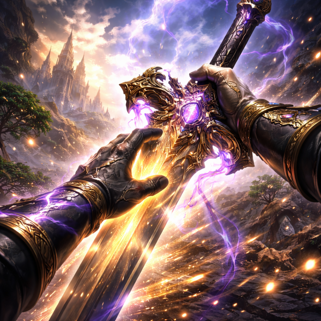 強力な武器を強制的に自身のものにするイメージ画像